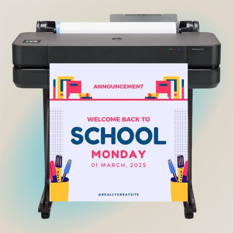 Poster Printer Machine For Schools