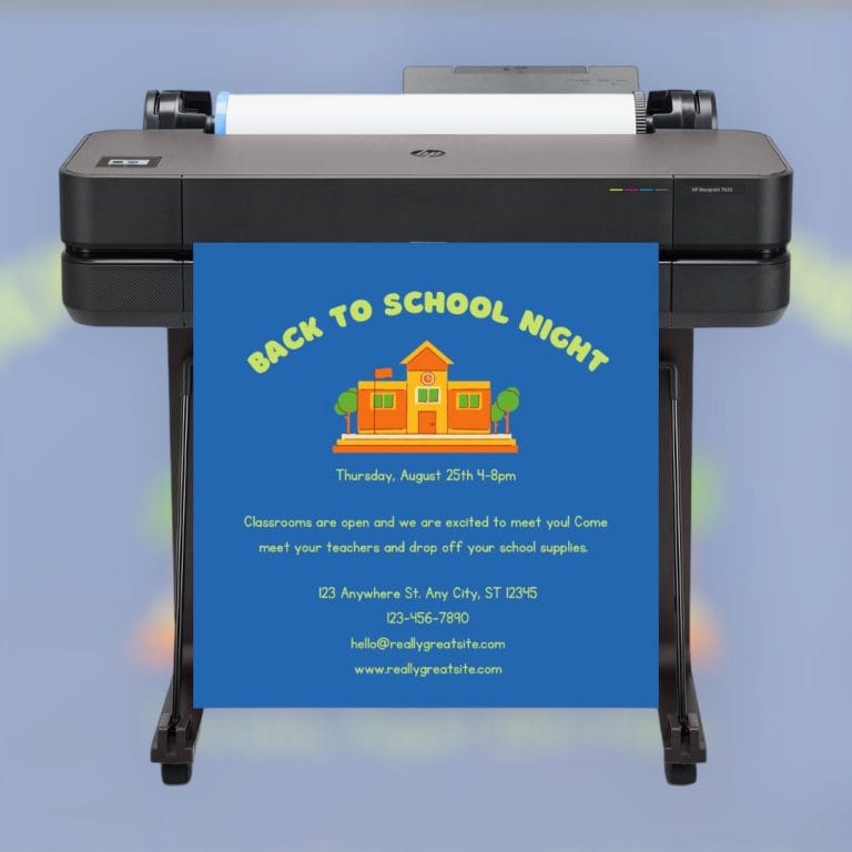 Poster Printer Machine