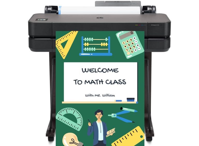 Poster Printing Machines: Transforming School Walls
