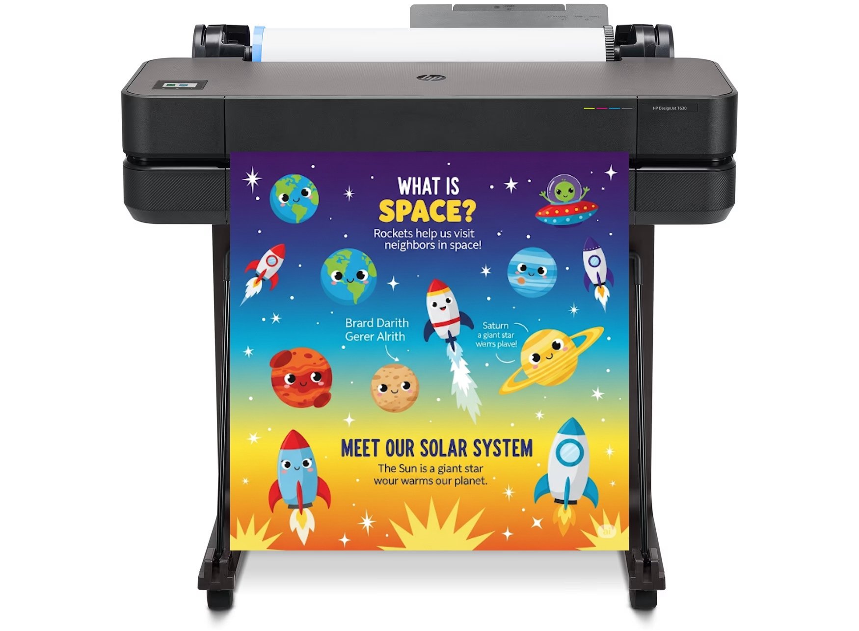 Poster showing the best ai poster maker in 2025