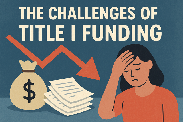A diverse group of students in a classroom, engaged in learning, representing the impact of Title I funding on low-income schools.