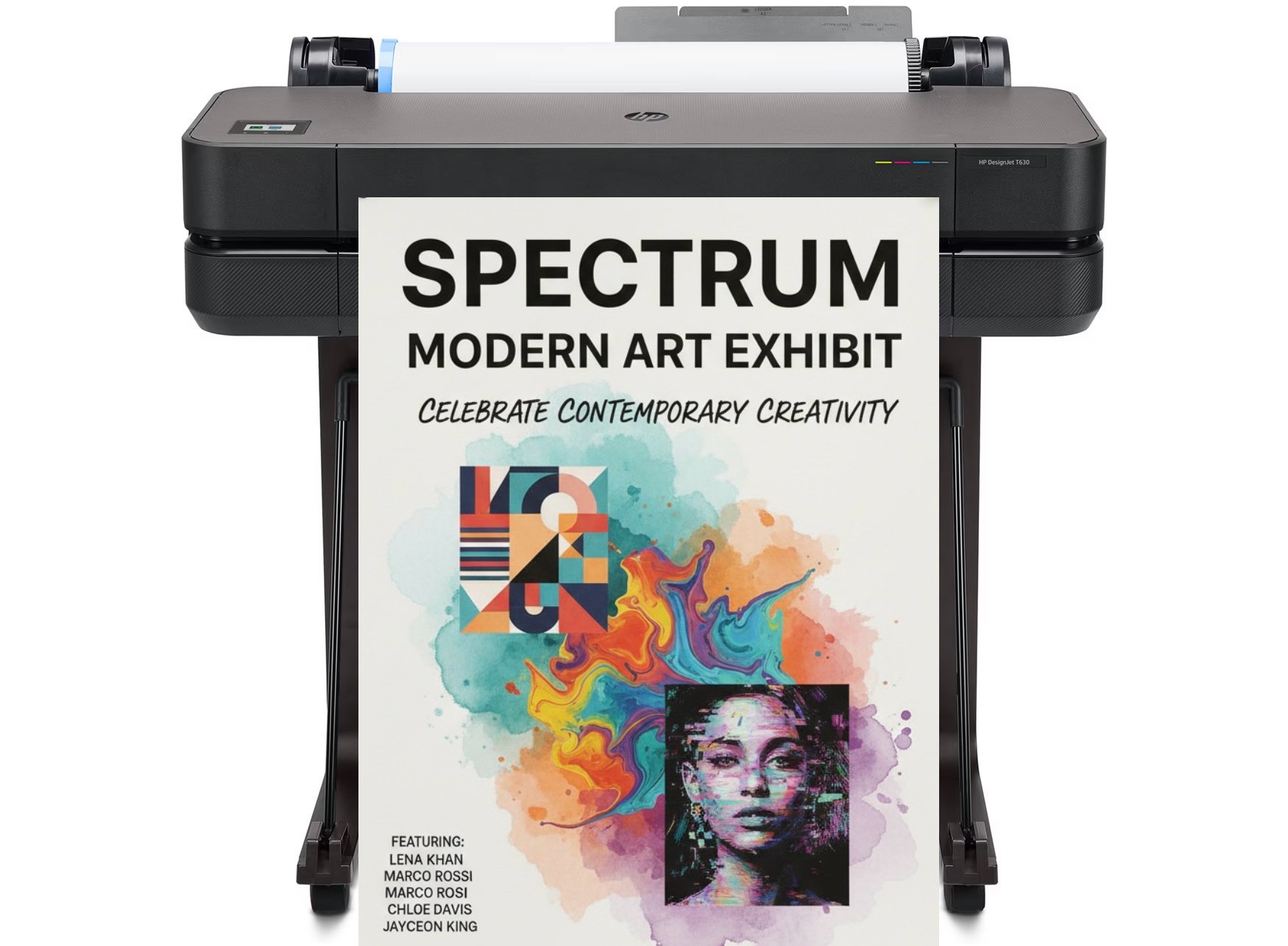 poster maker, Education Graphics Poster Maker, wide-format poster printer, school poster machine, make posters in-house