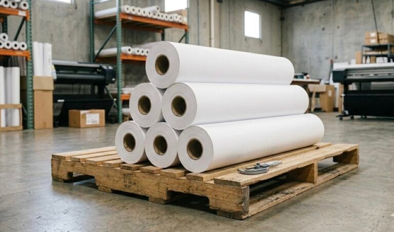 Poster printer machine printing high-quality poster paper for classroom posters