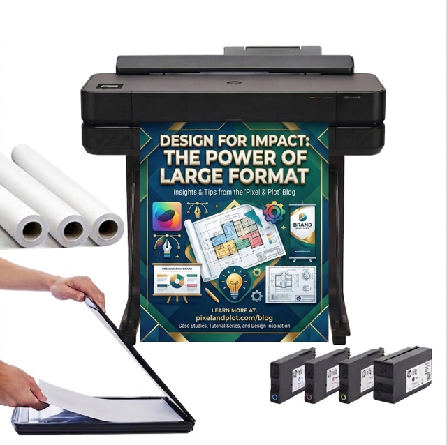 Poster maker machine vs professional printing cost comparison for schools